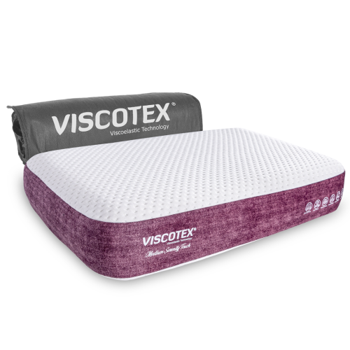 Medium Serenity Ergonomik Visco Yastık 65x43x12cm | Boyun Ağrıları İçin Orta Sert Hafızalı Baş Yastığı